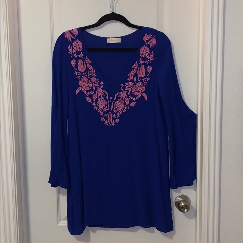 Electric blue dress